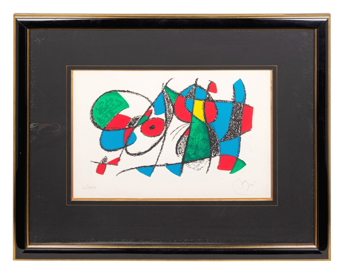 Plate 9, from Joan Miró Lithographs II by Joan Miró