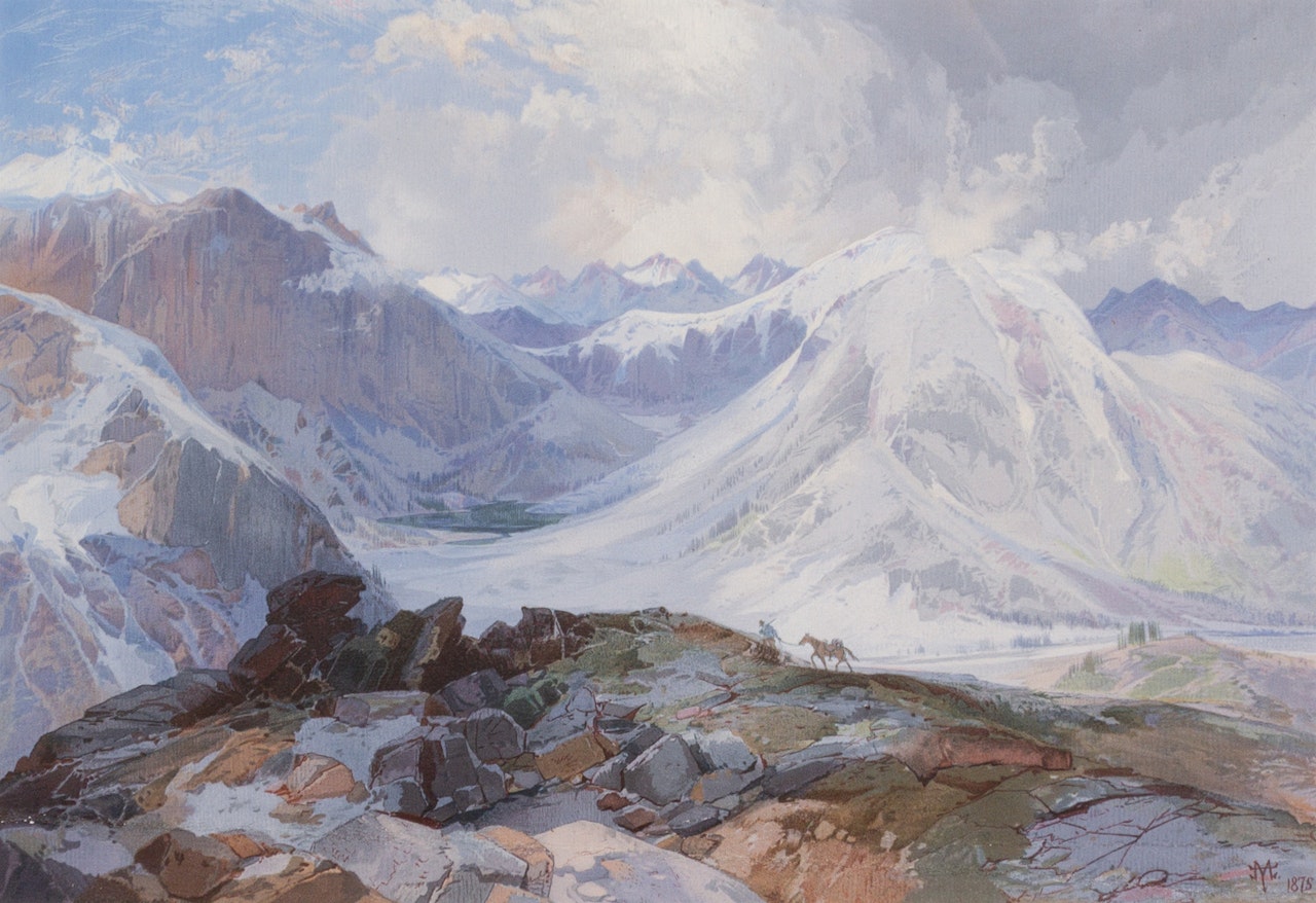 The Mosquito Trail, Rocky Mountains of Colorado by Thomas Moran