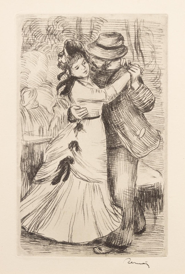 La Danse à la Campagne (Dance in the Country), 2e planche by Pierre-Auguste Renoir