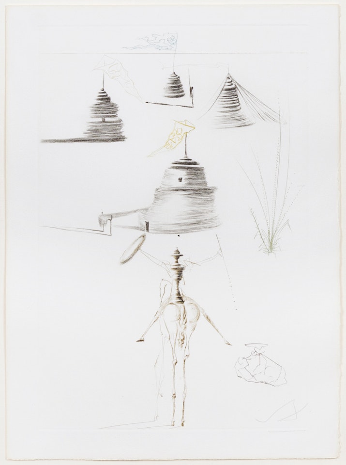 Le Camp du Roi Marc from Tristan et Iseult by Salvador Dali