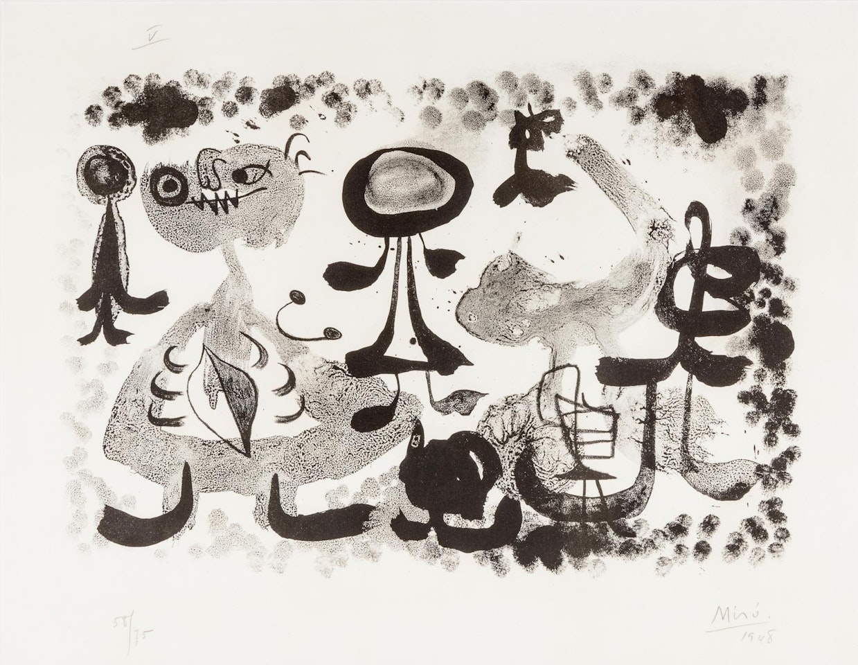 Plate V (from Album 13) by Joan Miró