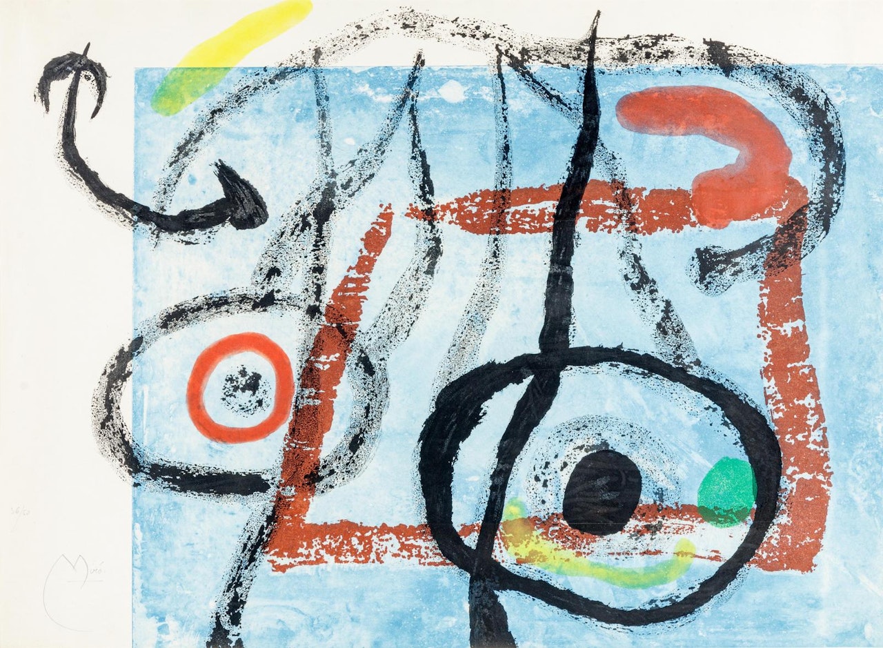 L"oiseau de nuit by Joan Miró