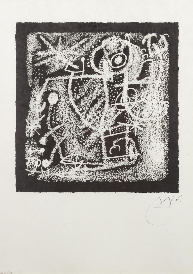 Les Essencies de la Terra (one plate from the deluxe edition) by Joan Miró