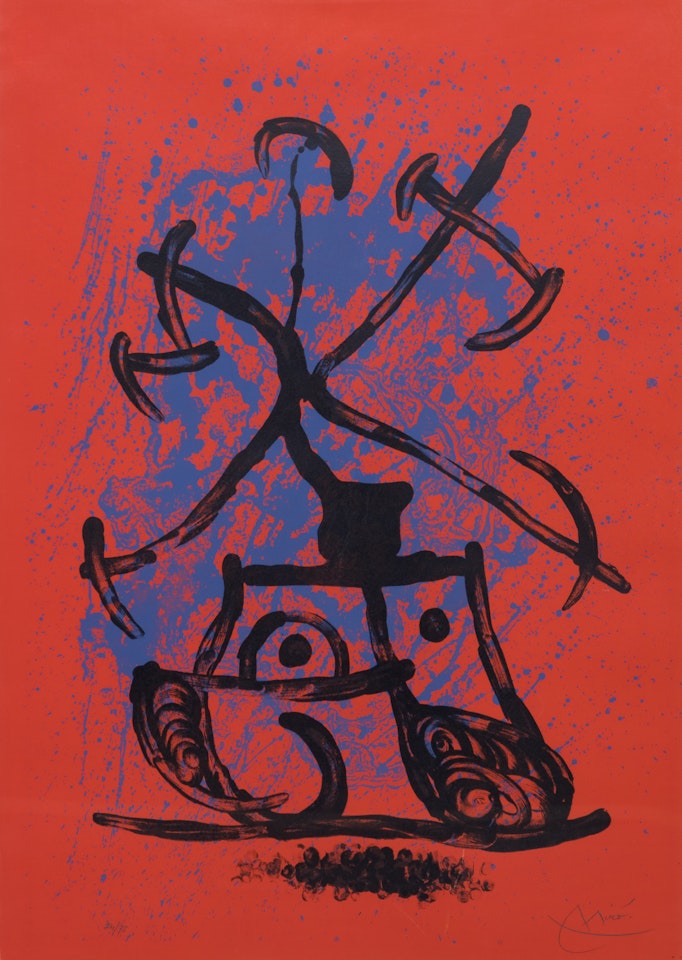 L"Entraineuse Rouge by Joan Miró