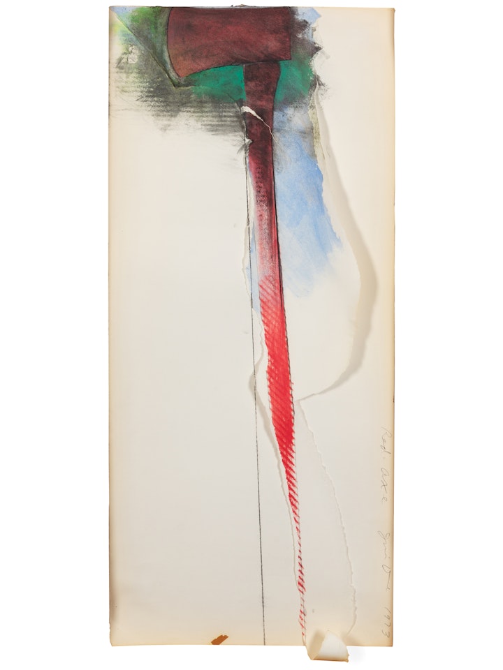 The Red Axe by Jim Dine