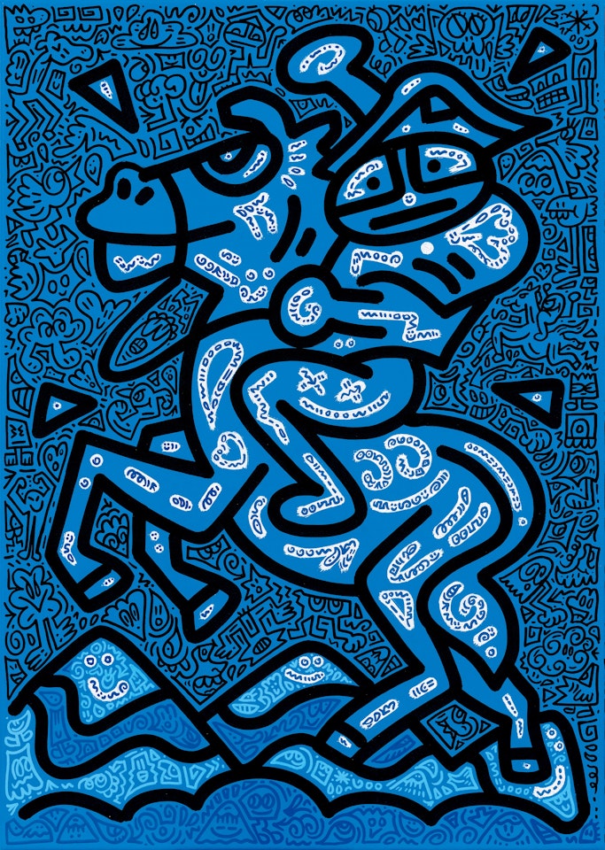 Doodling Across the Alps by MR DOODLE