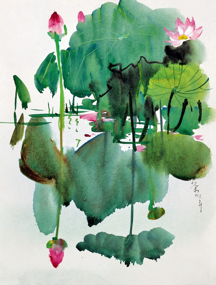 Lotus by Wu Guanzhong