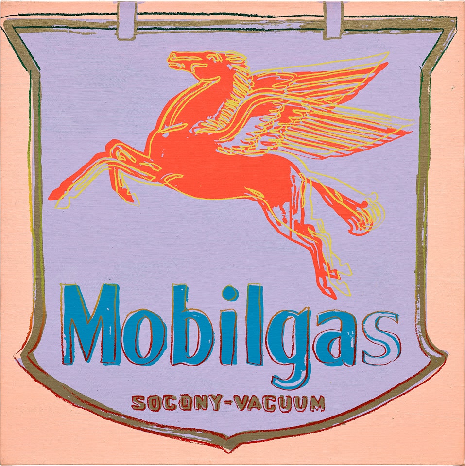 Mobilgas from the series Ads by Andy Warhol