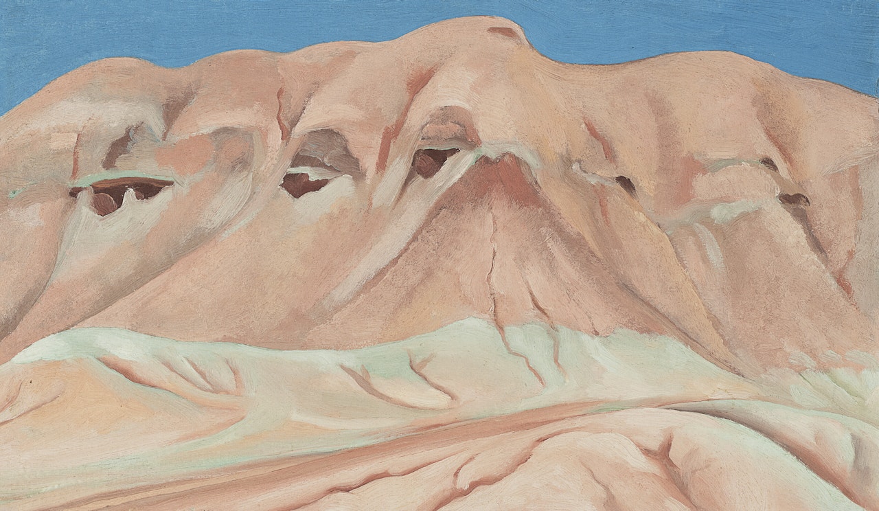 Lavender & Green Hill—Ghost Ranch by Georgia O'Keeffe