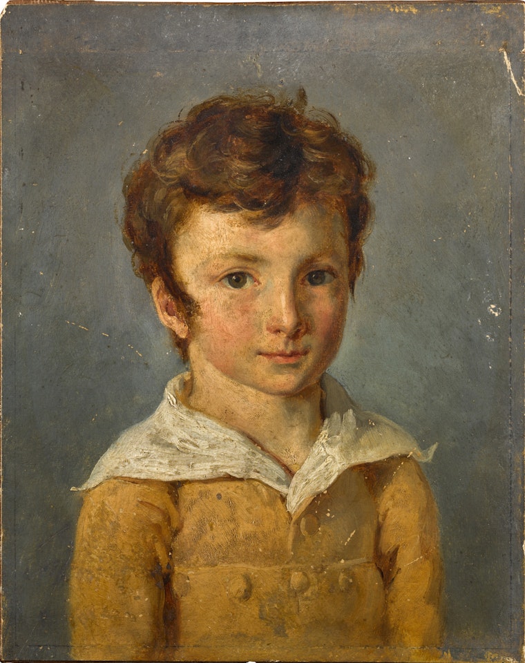 Portrait of boy by French School