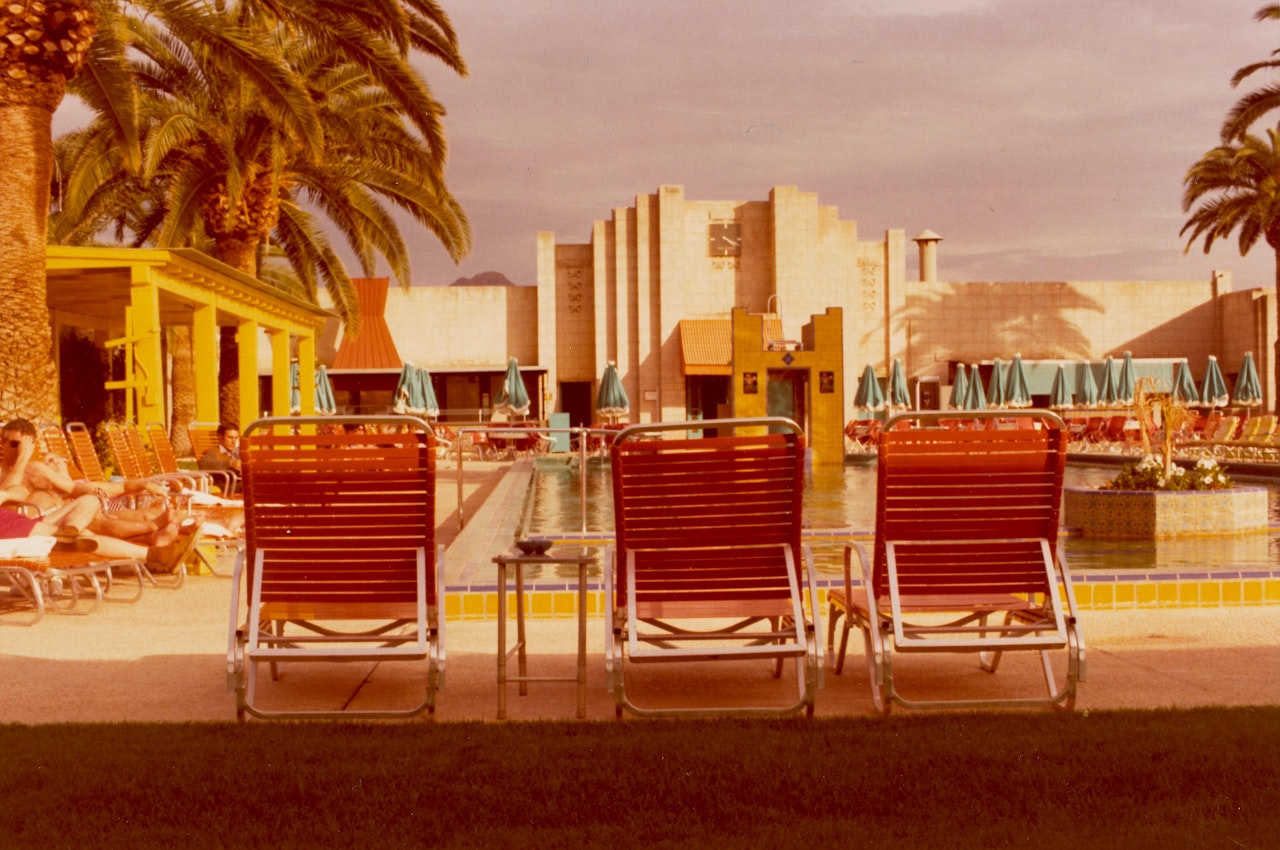 Untitled (Poolside) by David Hockney