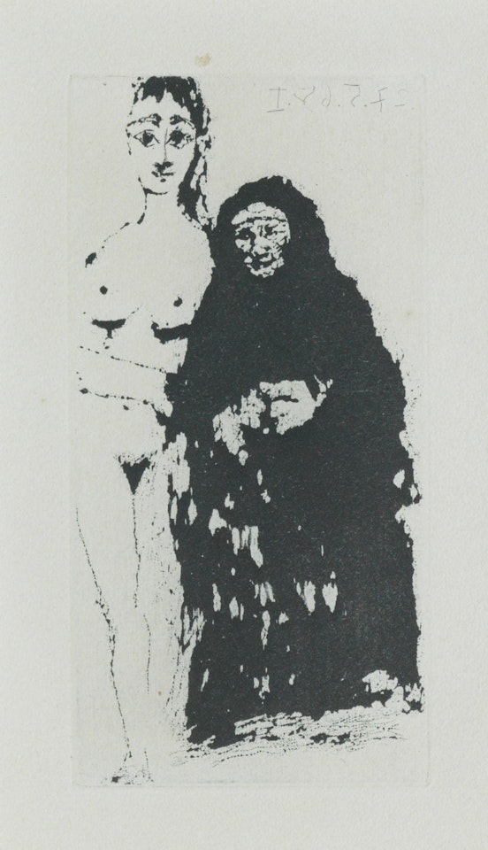 Maja et Célestine, from La Célestine (Séries 347) by Pablo Picasso