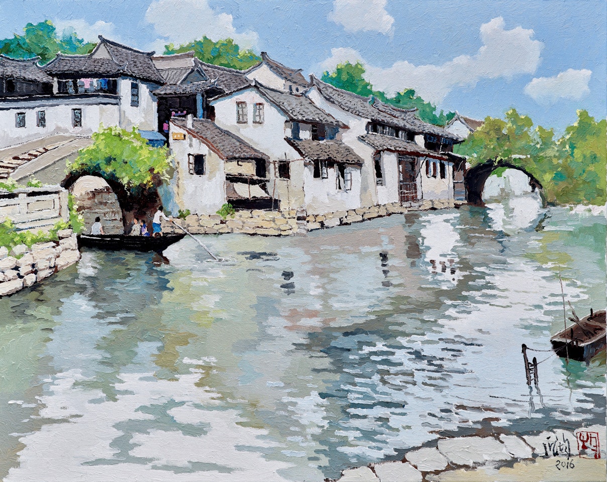 Spring Still in Jiangnan by Pang Jiun
