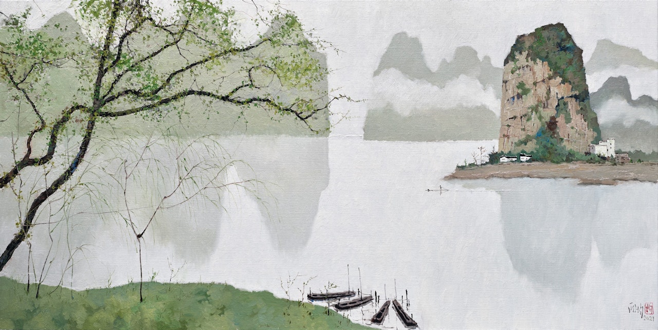 Spring Arrived in Guilin by Pang Jiun