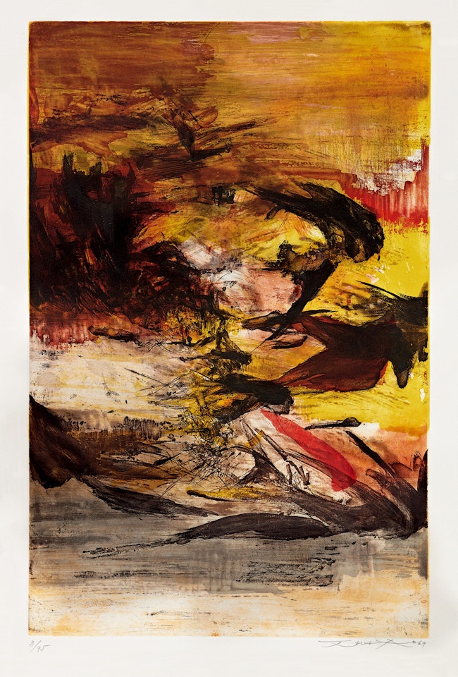 Sans Titre by Zao Wou-Ki