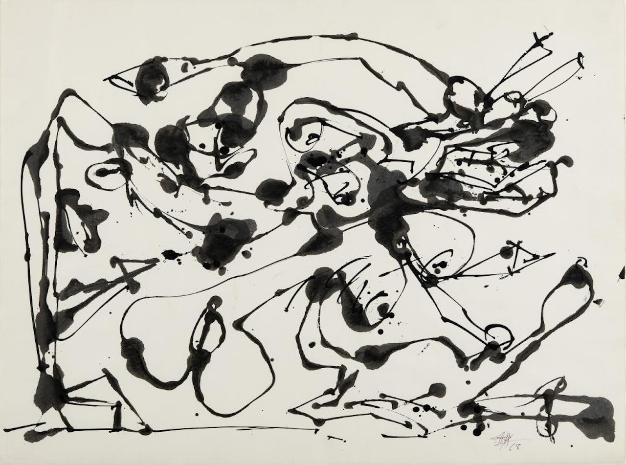Sans titre  by Antonio Saura