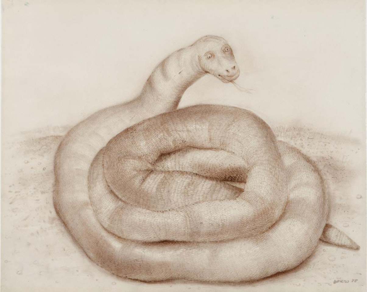 Serpent  by Fernando Botero