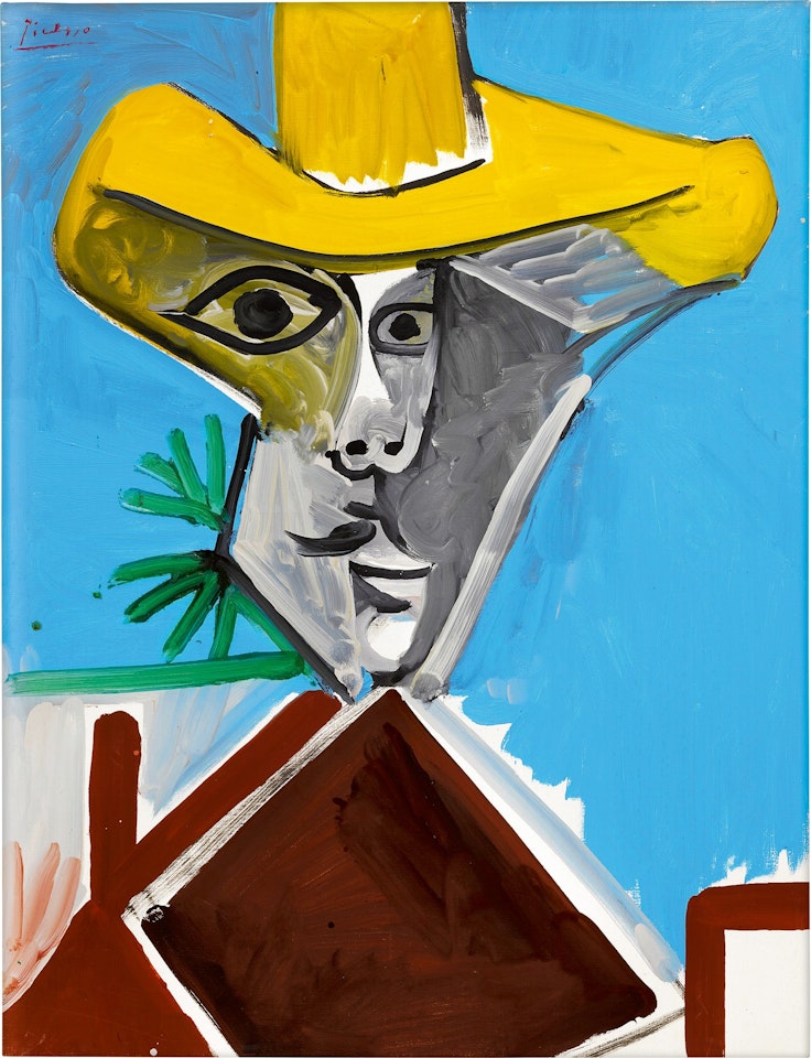 Buste d’homme  by Pablo Picasso