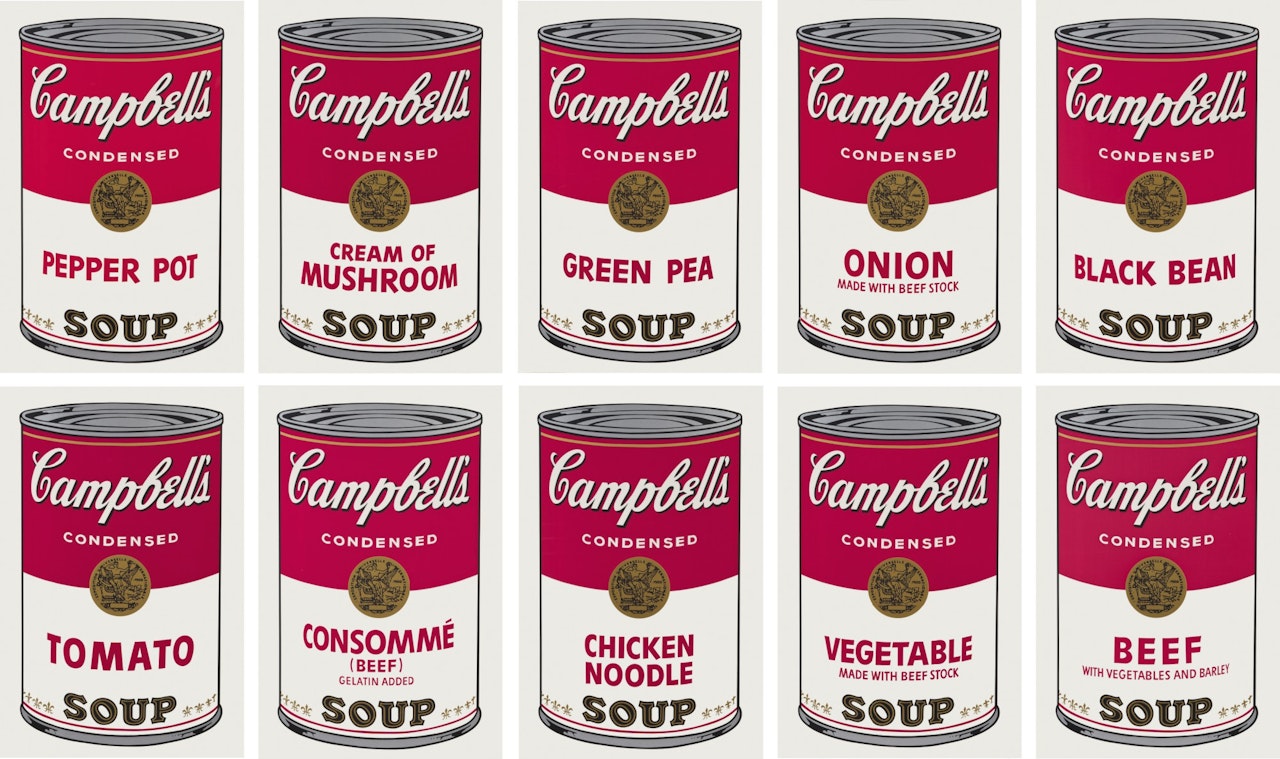 Andy Warhol 安迪・沃荷 | Campbell's Soup I (Set of Ten) 金寶湯之一（一套十幅） by Andy Warhol