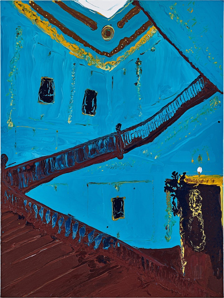 Blue Staircase by Genieve Figgis