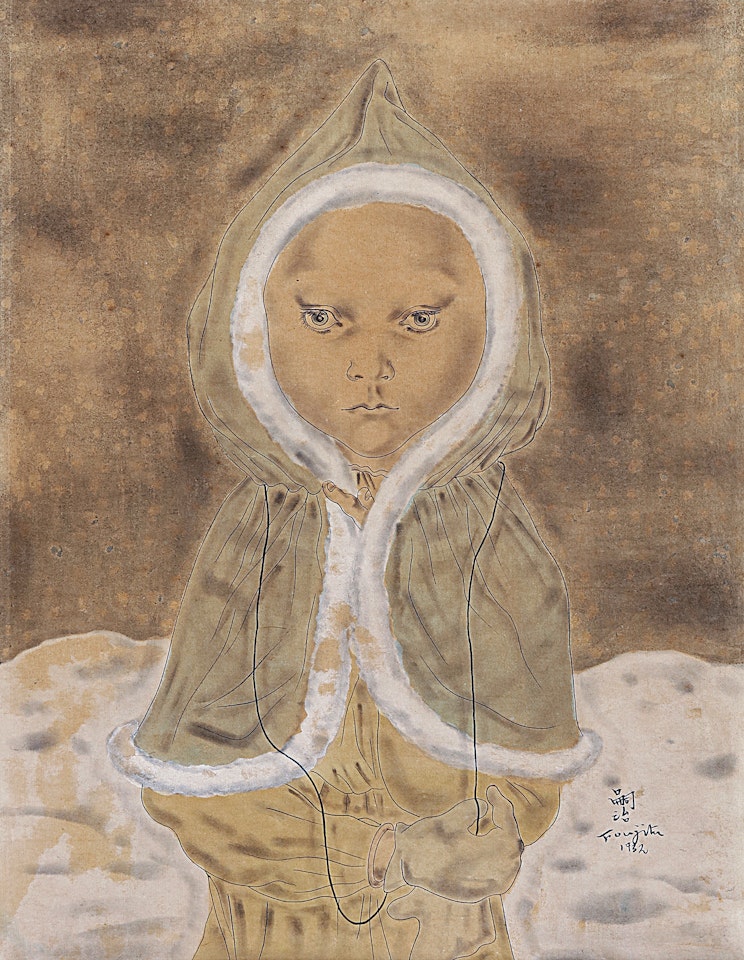 Enfant Au Capuchon Vert by Leonard Tsuguharu Foujita