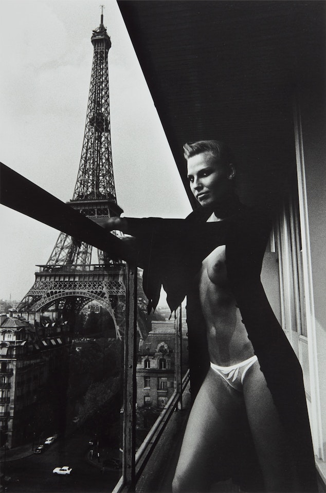 Model and Meccano Set, Paris by Helmut Newton