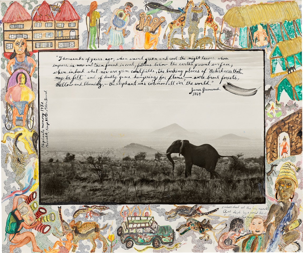 Elephants Memory, Marsabit, Kenya N.F.D. by Peter Beard