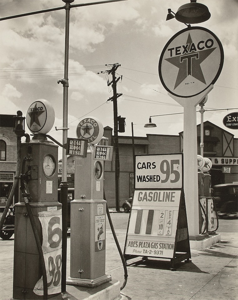 Gasoline Station by Berenice Abbott