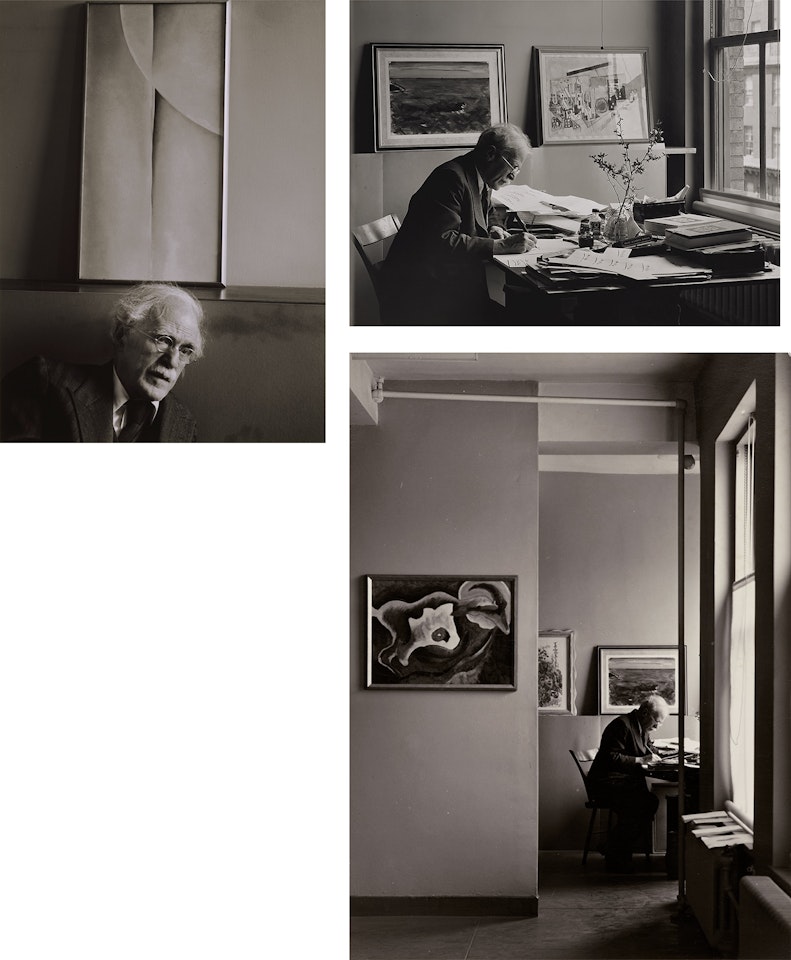 Selected Portraits of Alfred Stieglitz at An American Place, New York City by Ansel Adams