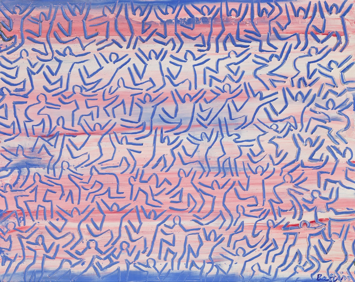 Blue Figures by Walter Battiss