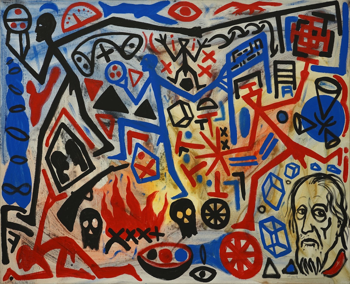 Octo 1  by A.R. Penck