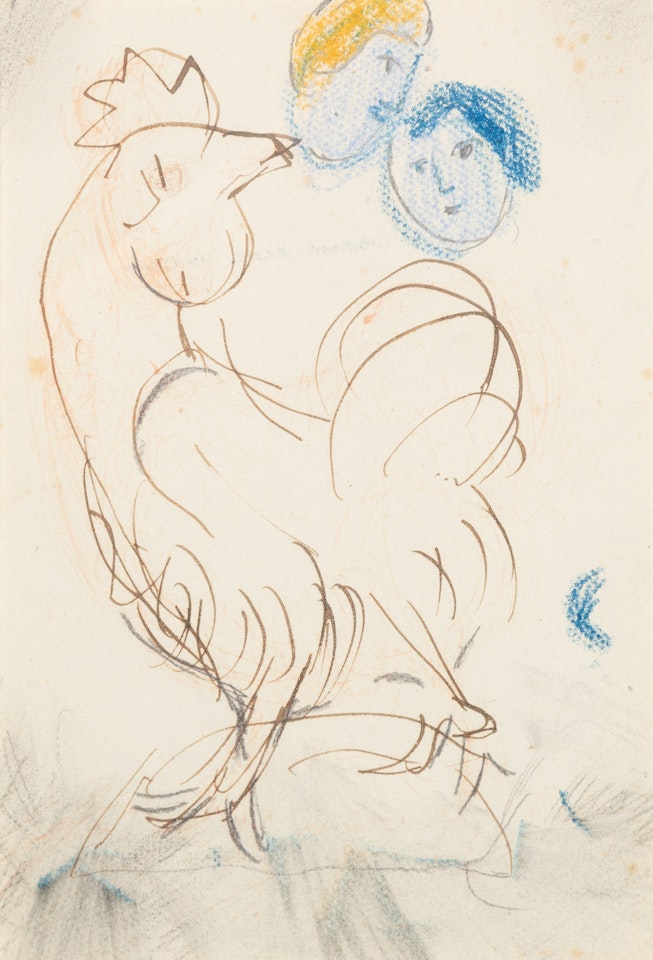 Rooster by Marc Chagall