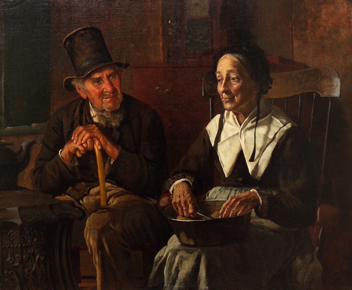 A Chat with the Widow by John George Brown