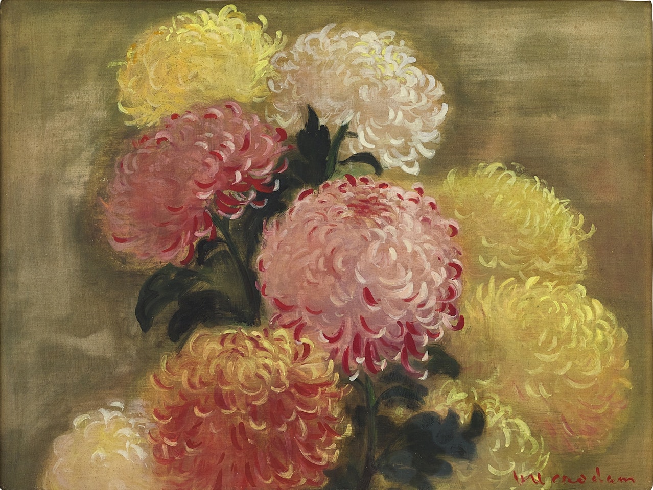 Les chrysanthèmes  by Vu Cao Dam