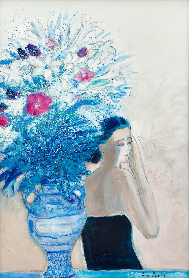 Reverie au grand bouquet by André Brasilier