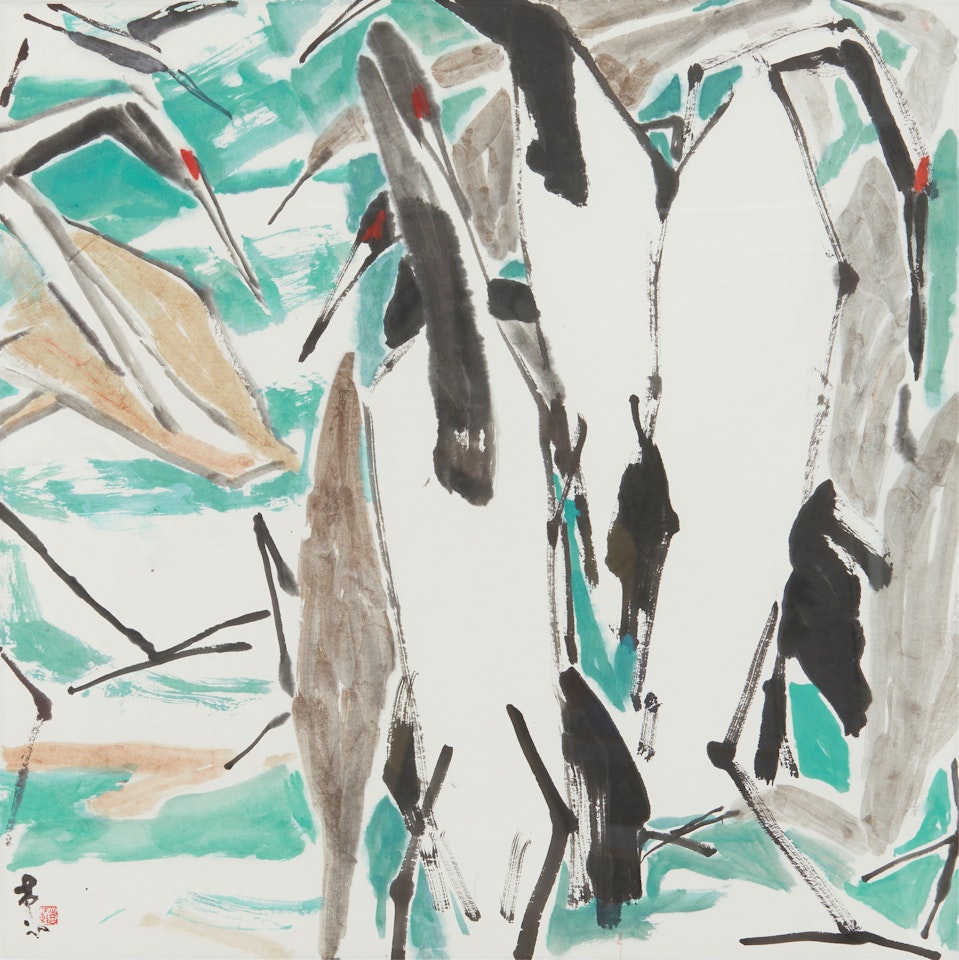 Herons by Chen Wen Hsi