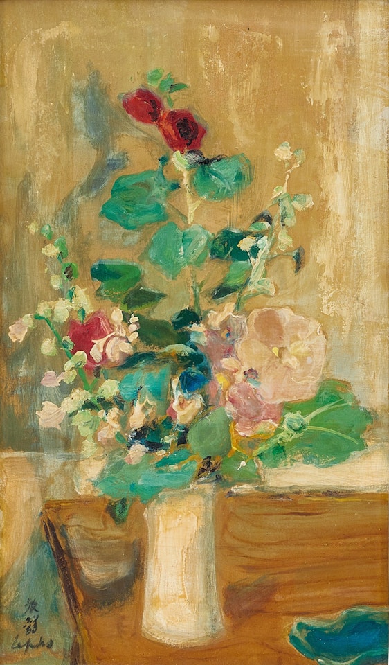 Roses trémières by Le Pho