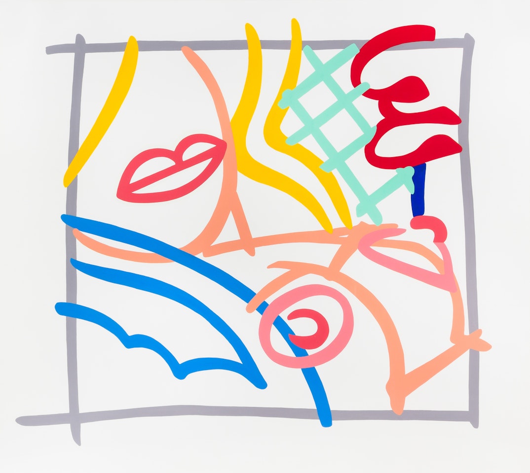 Bedroom Blonde with Green Wallpaper #1 by Tom Wesselmann