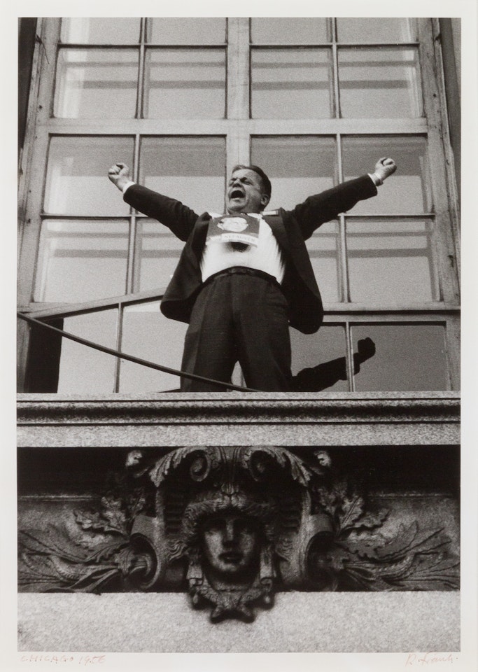 Chicago (Political Rally) by Robert Frank