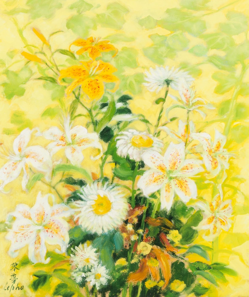 Still Life with Flowers by Le Pho