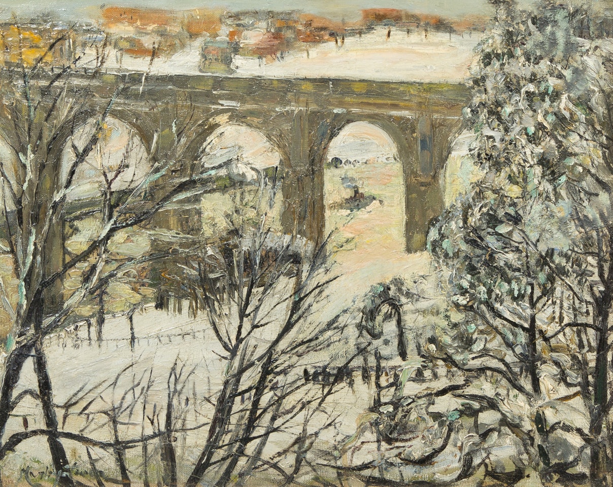 High Bridge, Harlem River, New York by Hayley Lever