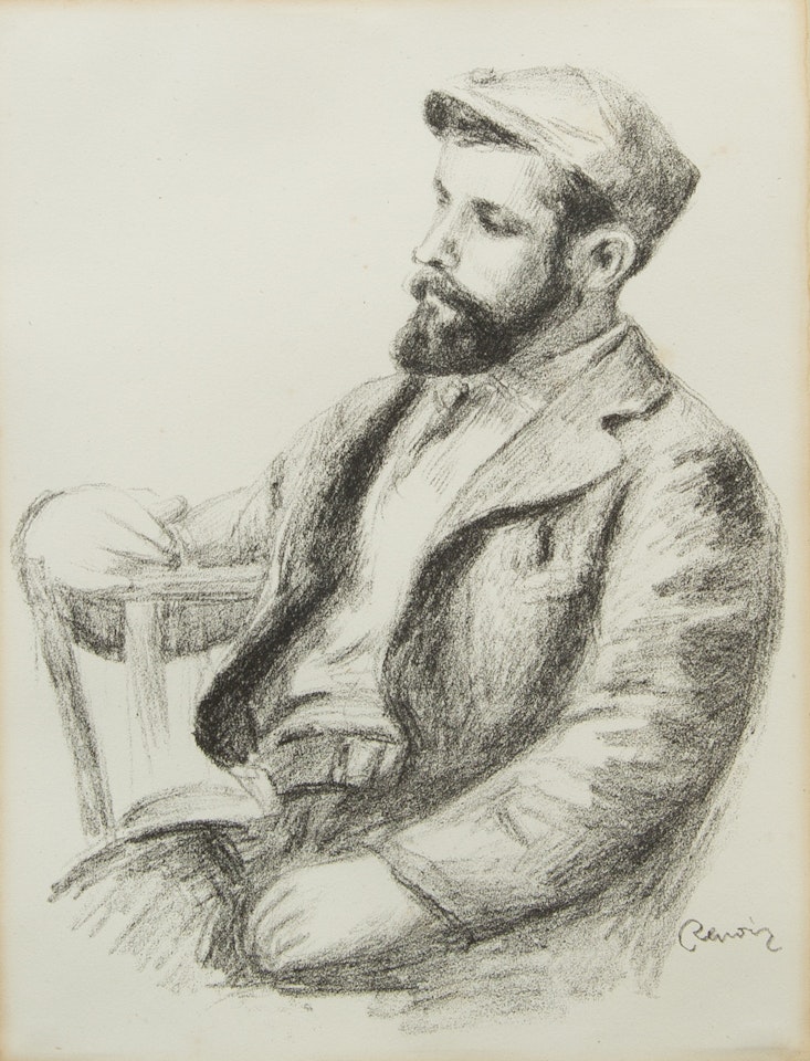 Louis valtat (from l'album des douze lithographies originales by Pierre-Auguste Renoir