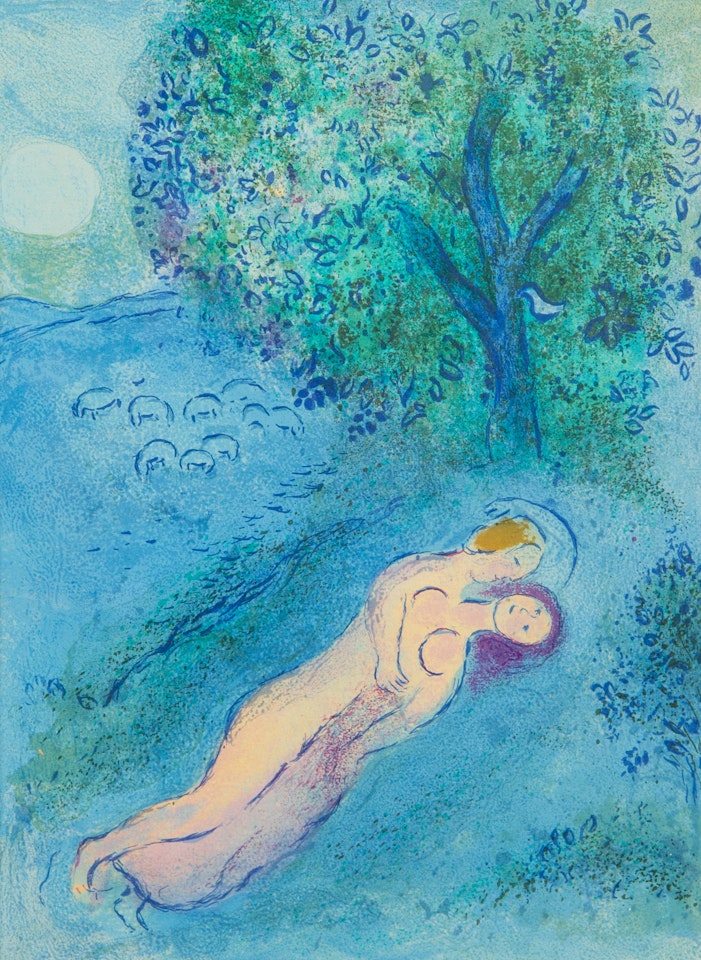 La lecon de Philetas by Marc Chagall