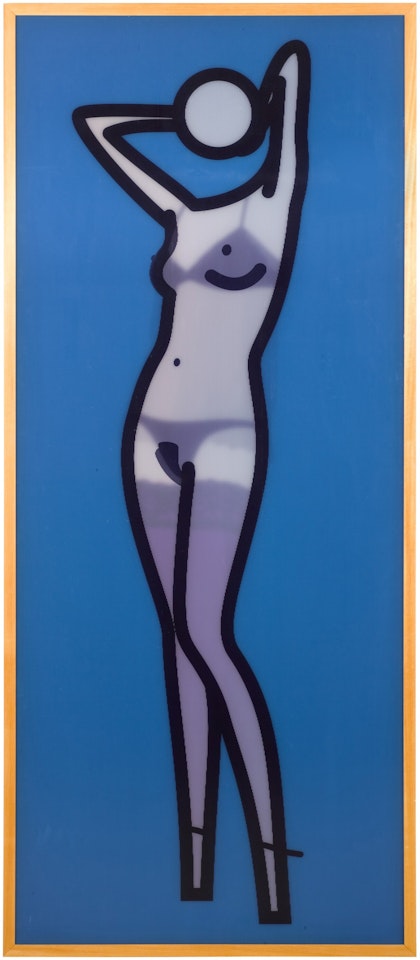 Kiera gets undressed by Julian Opie