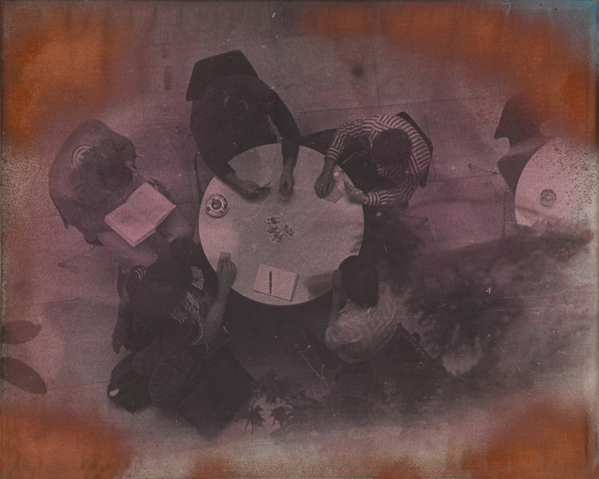 Untitled (Card Players) by Sigmar Polke
