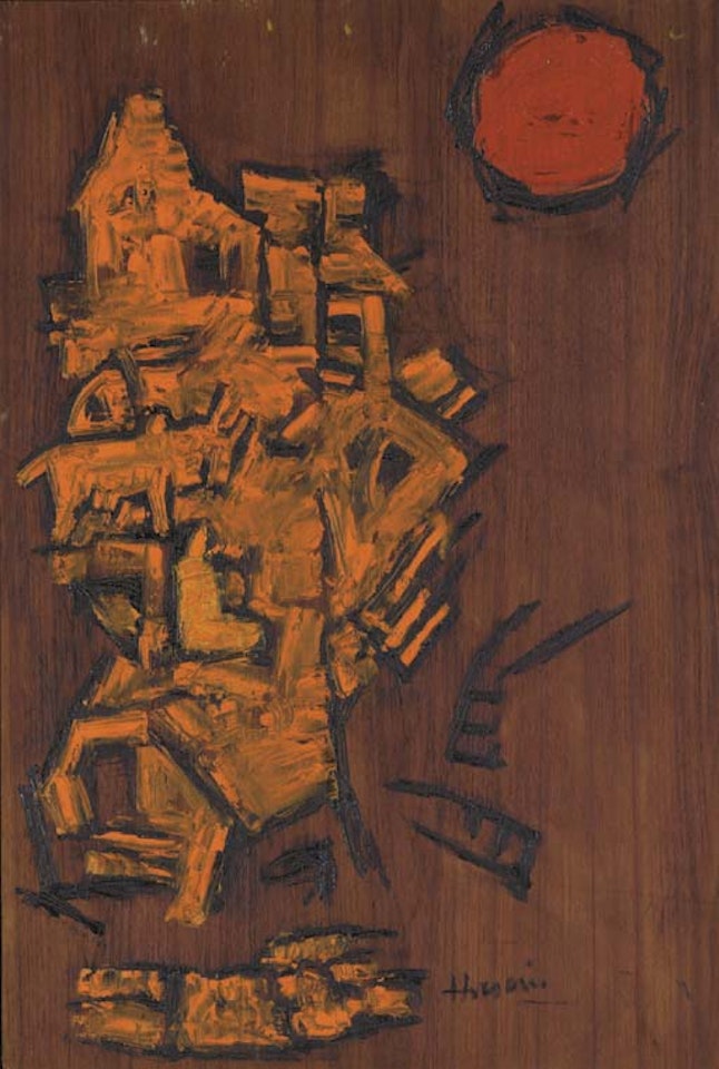 Banaras Ghat by M.F. Husain