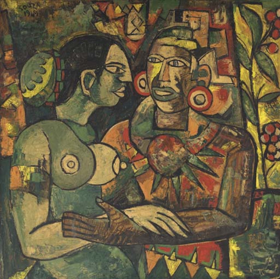 Lovers by Francis Newton Souza