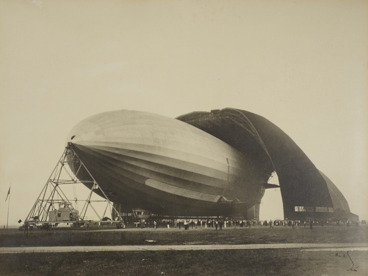 Goodyear Zeppelin, United States Airship Akron by Margaret Bourke-White