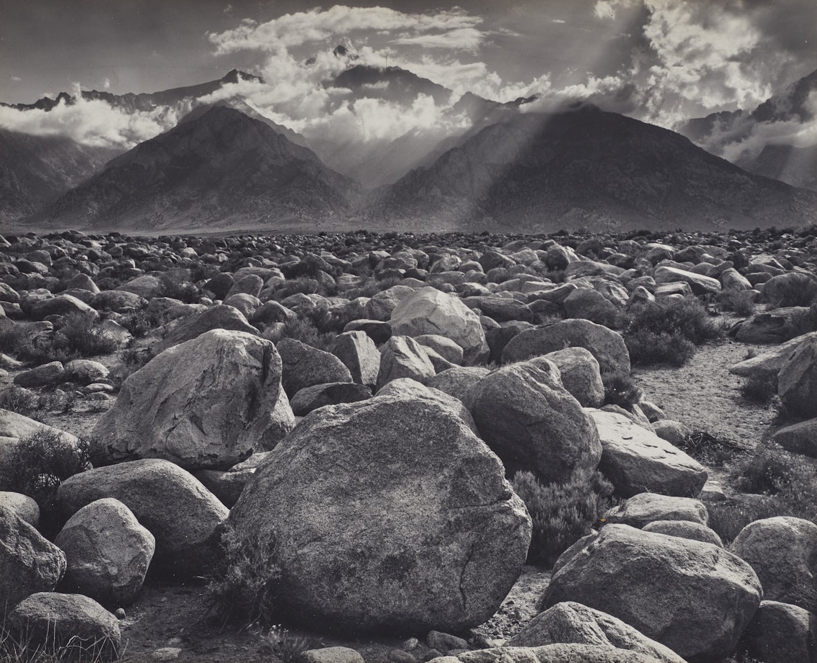 Mount Williamson, Sierra Nevada, from Manzanar, California by Ansel Adams