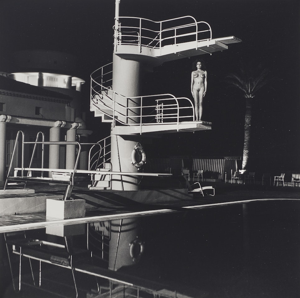 Diving Tower, Old Beach Hotel, Monte Carlo by Helmut Newton